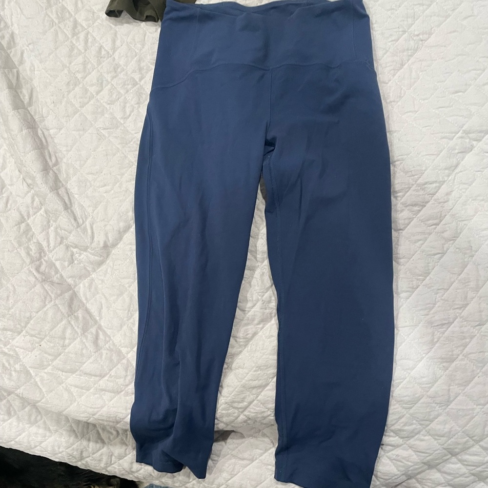 Washed blue Lululemon leggings size 6.